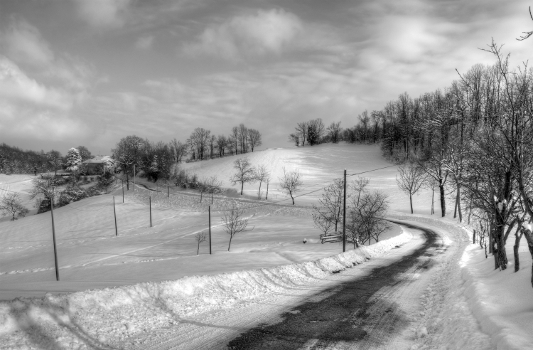 Winter Landscape - Carpineti, Reggio Emilia, Italy - February 5, 2012