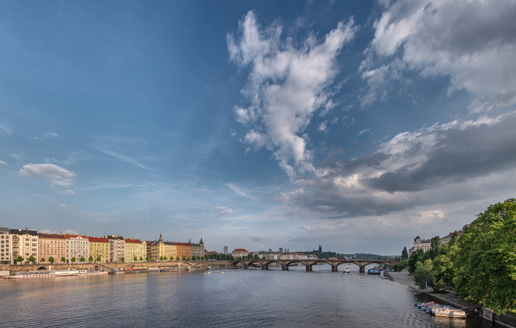 Palacký Bridge - Prague, Czech Republic - May 18, 2019