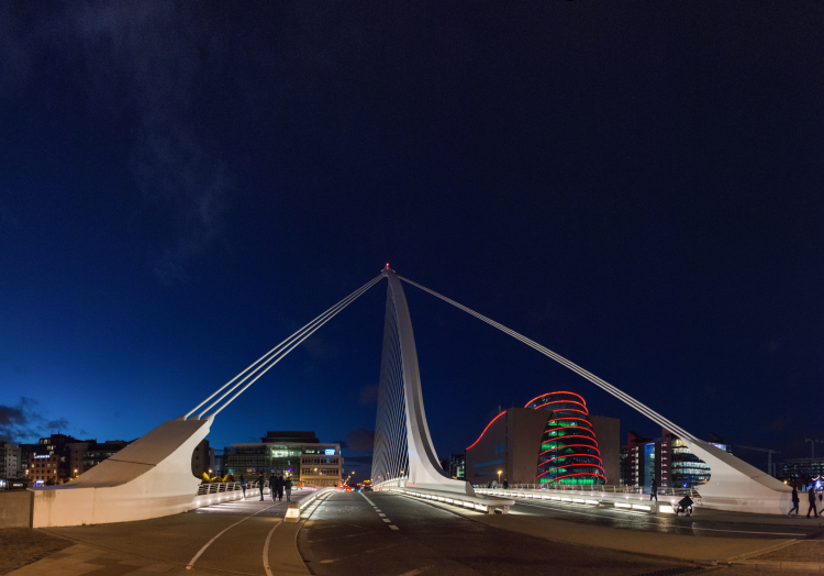 Samuel Beckett Bridge - Dublin, Ireland - August 18, 2017