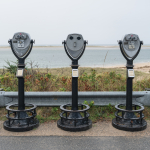 Three binoculars - Chatham, Massachusetts, USA - September 30, 2023