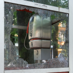 One of the last surviving Phone Booths - Viale Umberto I - Reggio Emilia, Italy - July 7, 2015
