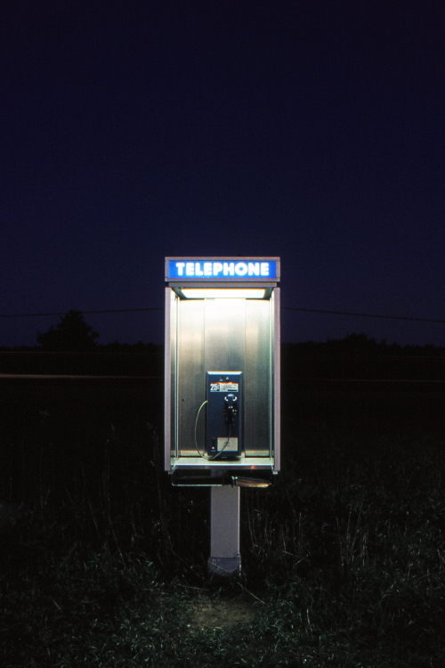 Telephone - Somewhere North of Barrie, Ontario, Canada - November 1986