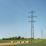 High Voltage Lines - Reggio Emilia, Italy - July 19, 2020