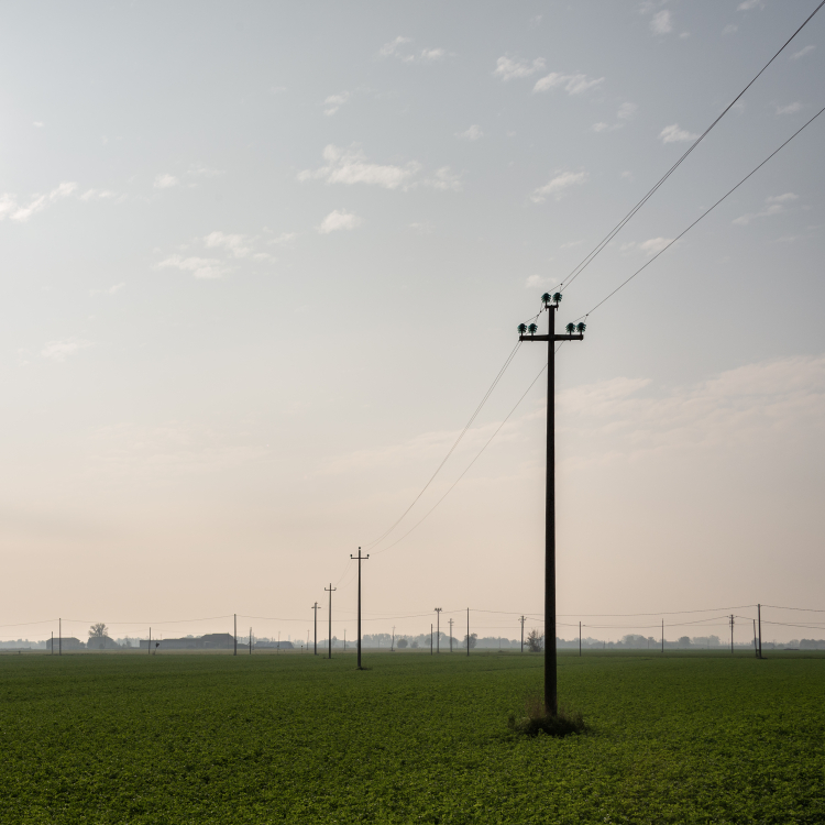 Power Lines - Somewhere in Emilia, Italy - October 27, 2015