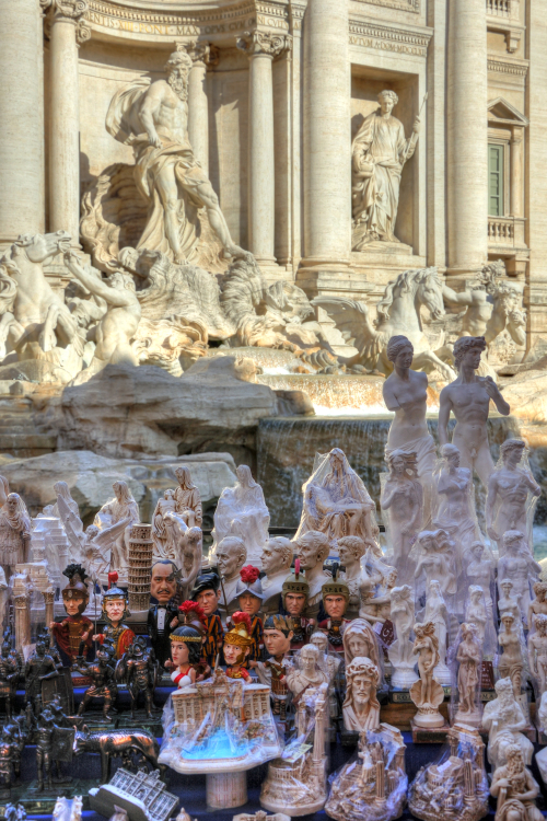 Souvenirs - Trevi Fountain, Rome, Italy - November 6, 2010