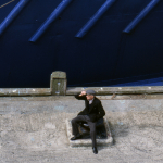 On a Pier - Stromness, Orkney, Scotland, UK - June 4, 1989