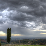 Rain Coming In - Montericco, Albinea, Reggio Emilia, Italy - November 6, 2012
