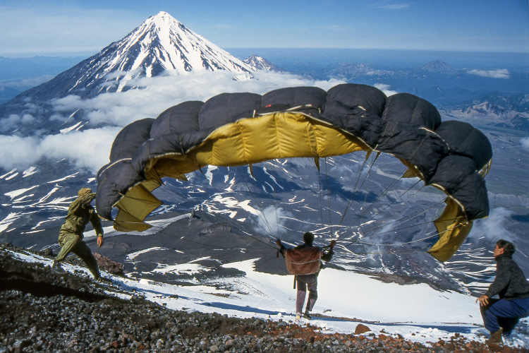 Paraglider - Kamchatka, Russian Federation - Summer 1993