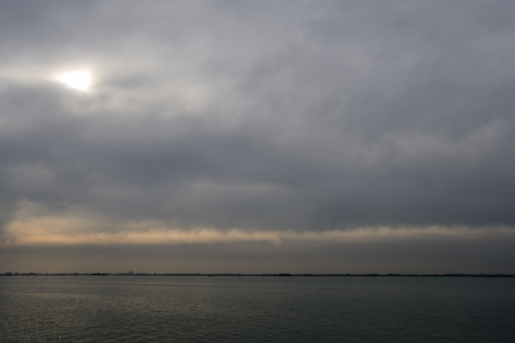 Almost Sunset on the Lagoon - Near Venice, Italy - April 18, 2014