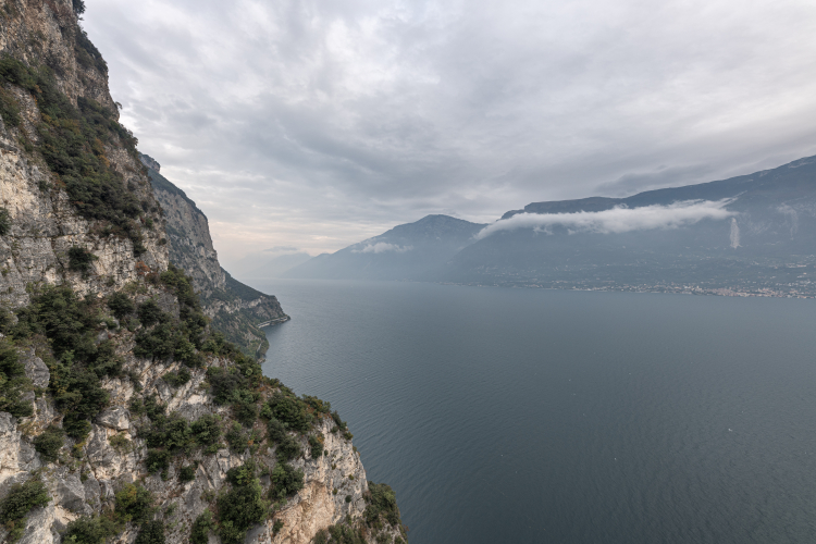 Lake Garda - Tremosine, Brescia, Italy - October 18, 2019