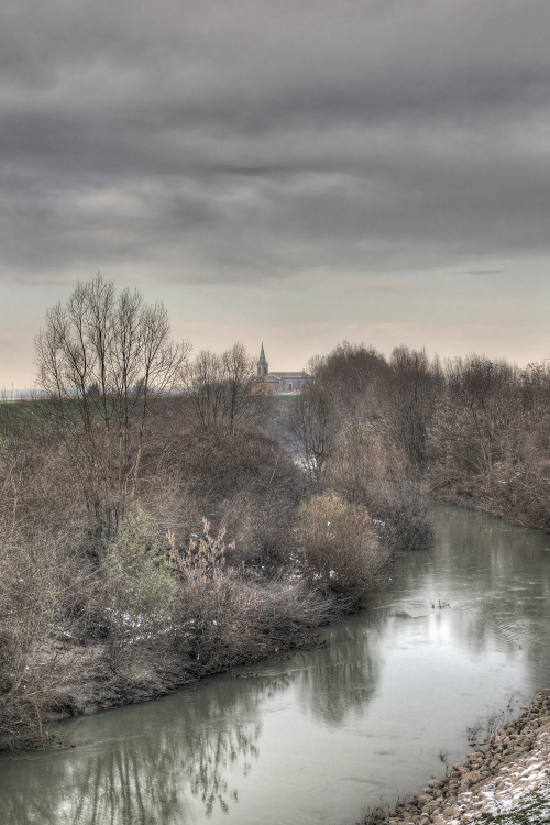 Panaro River - Caselle, Crevalcore, Bologna, Italy - December 10, 2012