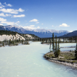 Saskatchewan River - Between Banff and Jasper, Alberta, Canada - Summer 1990