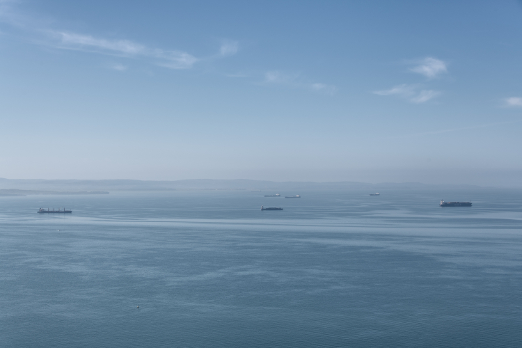 Ships at Anchor - Trieste, Italy - April 15, 2022