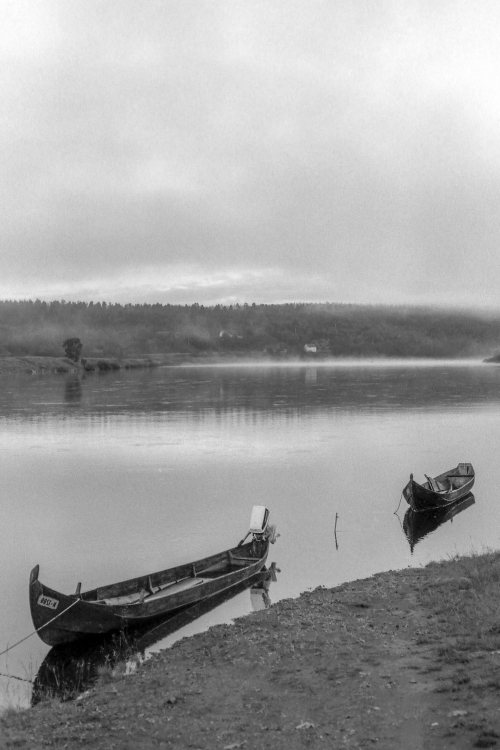 Two Boats - Karasjok, Norway - July 1989