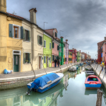 Burano - Venice, Italy - April 18, 2014