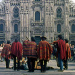 Chilean Buskers - Piazza del Duomo, Milan, Italy - 1991