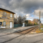 Train Station - Pratissolo, Scandiano, Reggio Emilia, Italy - December 2, 2012