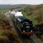 Jacobite Steam Train - Between Kinlocheil and Mallaig, Scotland, UK - May 18, 1989