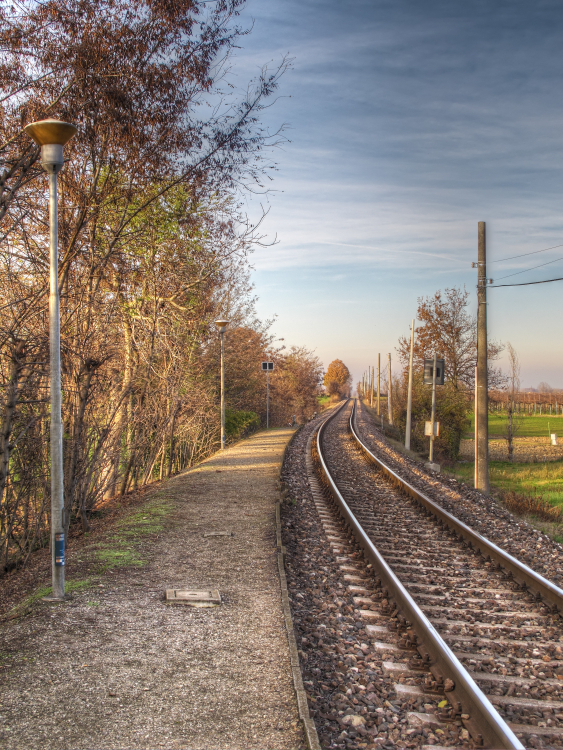 Railway Tracks - Pratissolo, Scandiano, Reggio Emilia, Italy - December 8, 2011