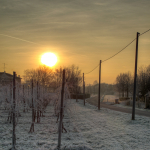 Cold Sunrise - Albareto, Modena, Italy - December 28, 2010