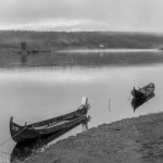 Two Boats - Karasjok, Norway - July 1989
