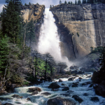 Waterfalls - Yosemite National Park, California, USA - August 1995