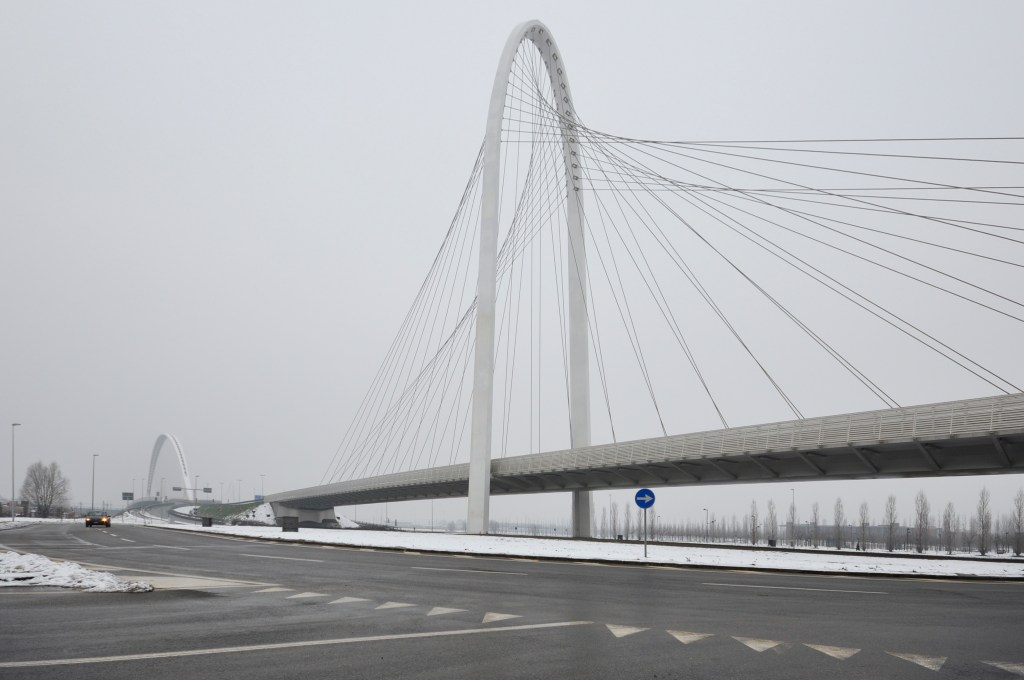 Vele di Calatrava (North Bridge) - Reggio Emilia, Italy - Januray 30, 2010
