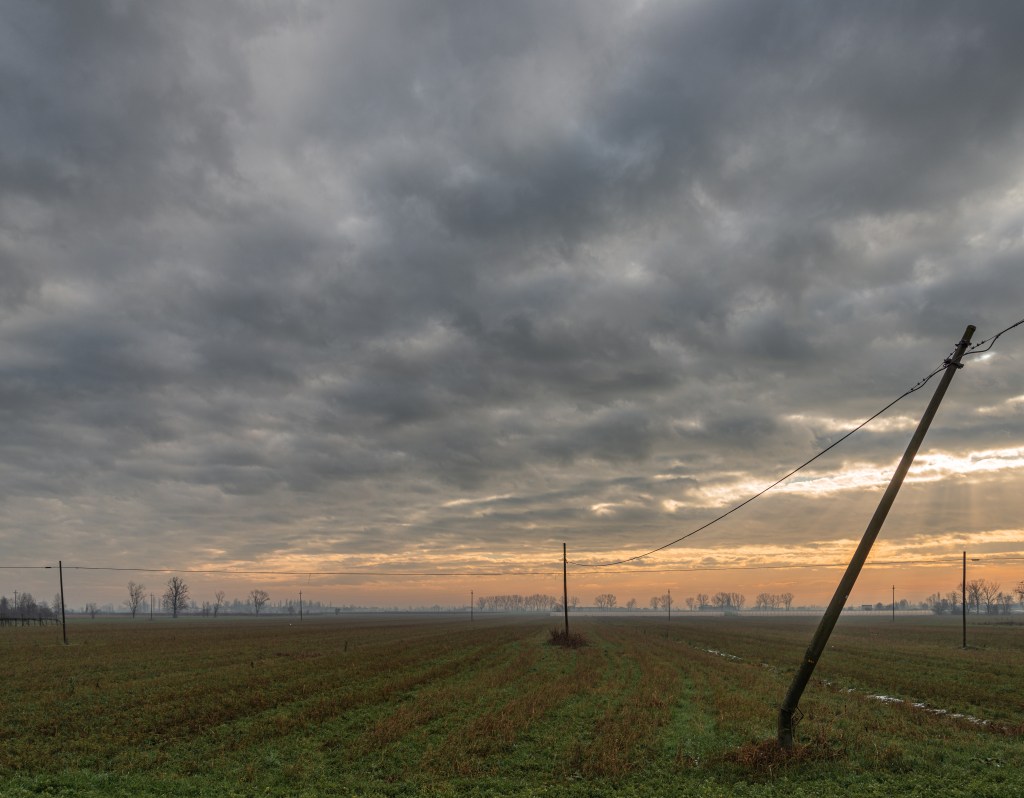 Power Lines - Novellara, Reggio Emilia, Italy - December 15, 2019
