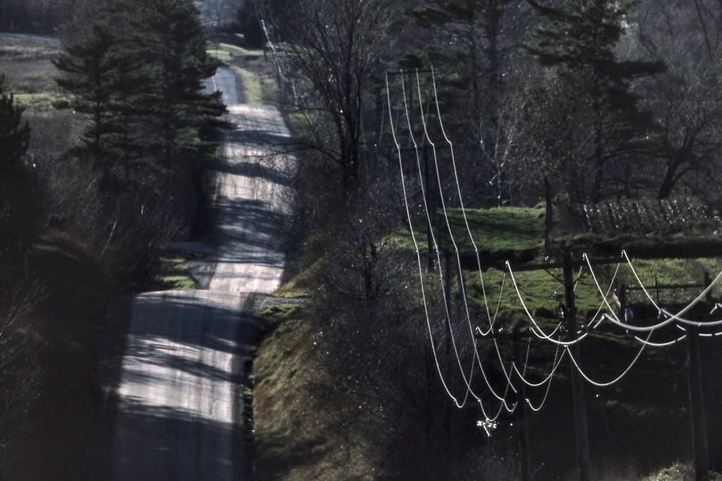 Gravel Road - North of Toronto, Ontario, Canada - ca. 1986
