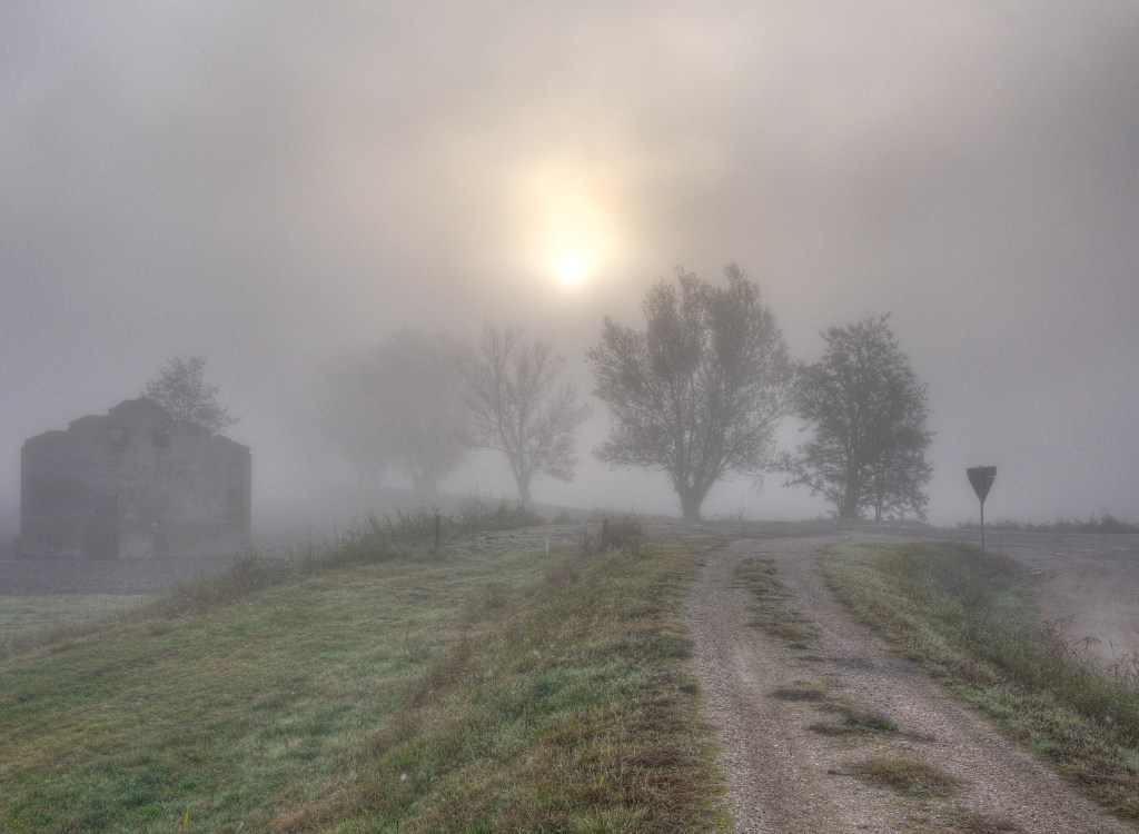 Foggy Sunrise - Sozzigalli, Soliera, Modena, Italy - November 18, 2011