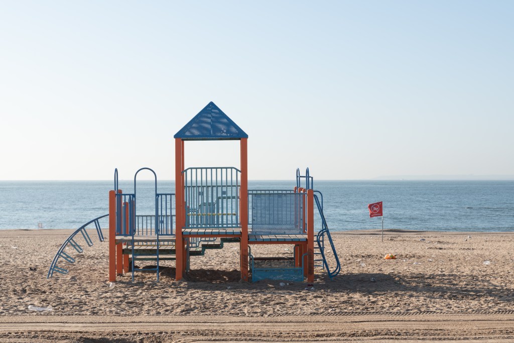 Coney Island Beach - Brooklyn, New York, USA - October 3, 2023
