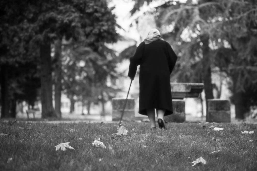 Walking into the Past - Reggio Emilia, Italy - 1991
