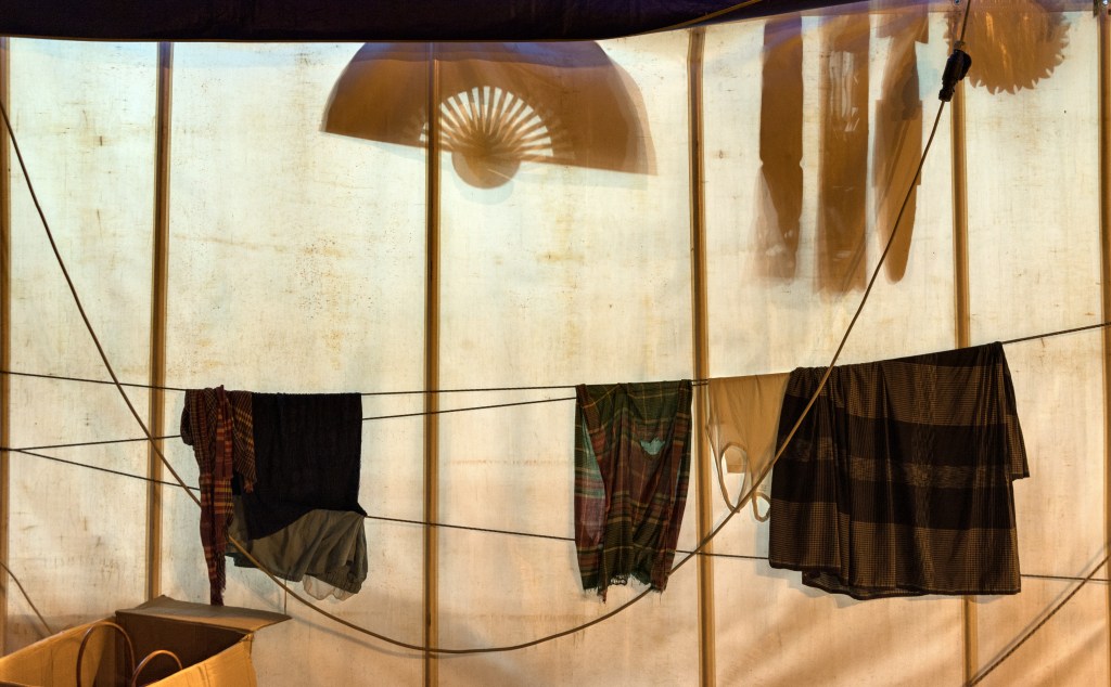 The back of a stand - Pantelleria, Trapani, Italy - August 16, 2016
