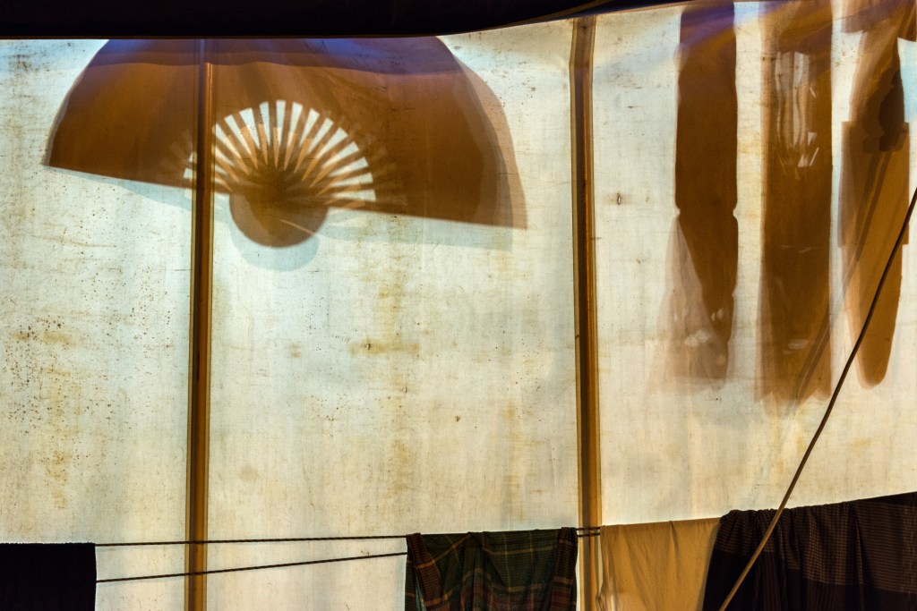 The back of a stand - Pantelleria, Trapani, Italy - August 16, 2016
