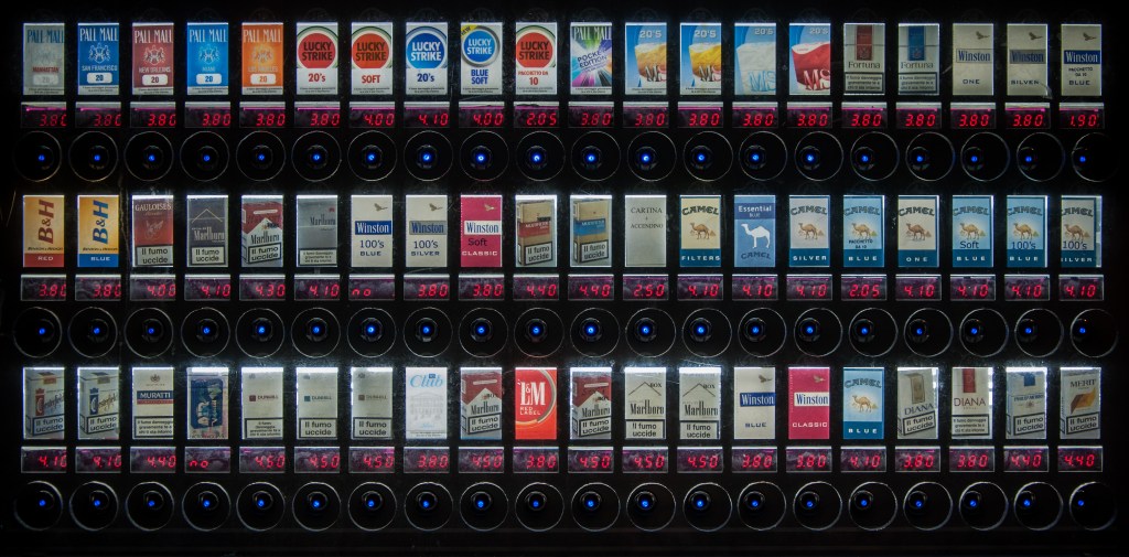 Cigarette Vending Machine - Reggio Emilia, Italy - June 13, 2010
